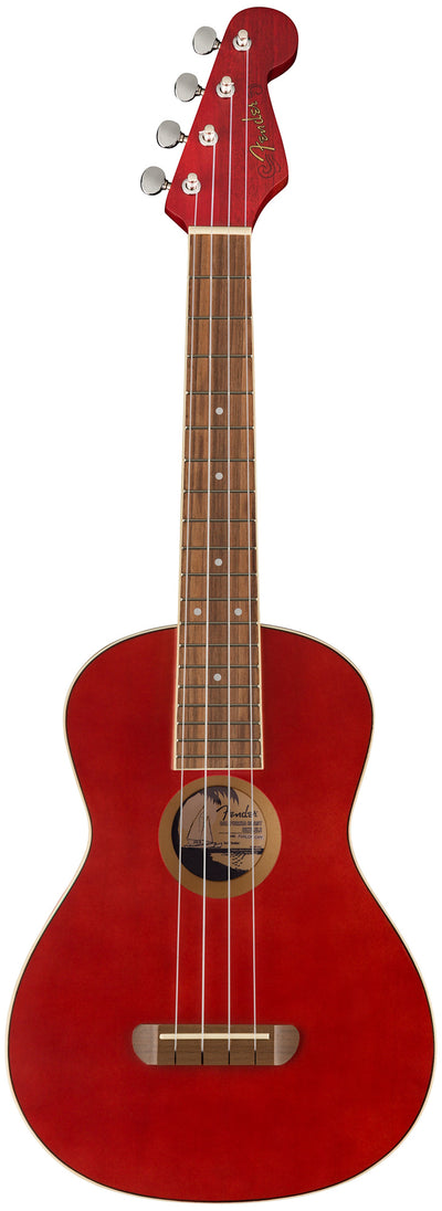 Fender Avalon Tenor Ukulele - Cherry w/ Gig Bag