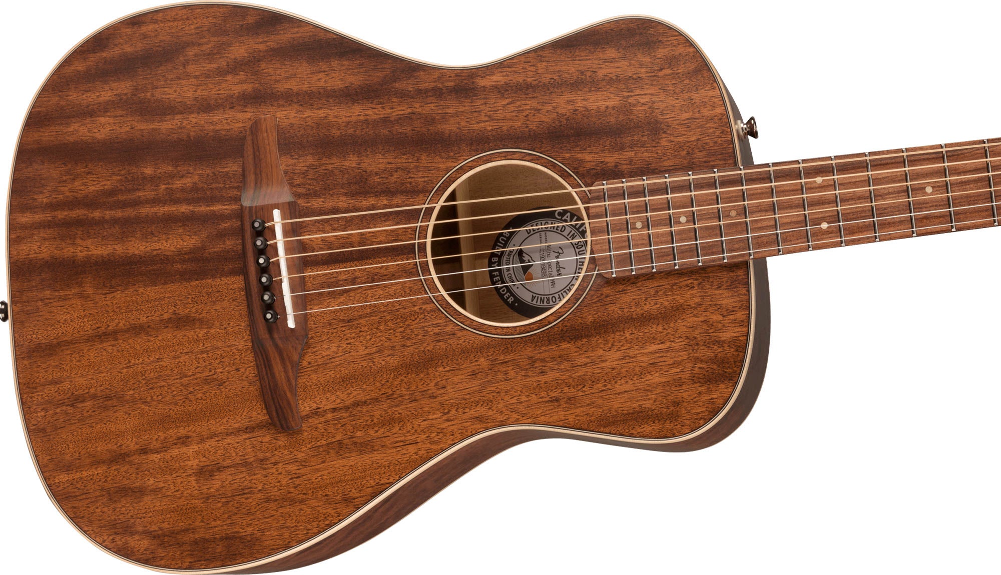 Fender Malibu Special Acoustic-Electric Guitar - Mahogany