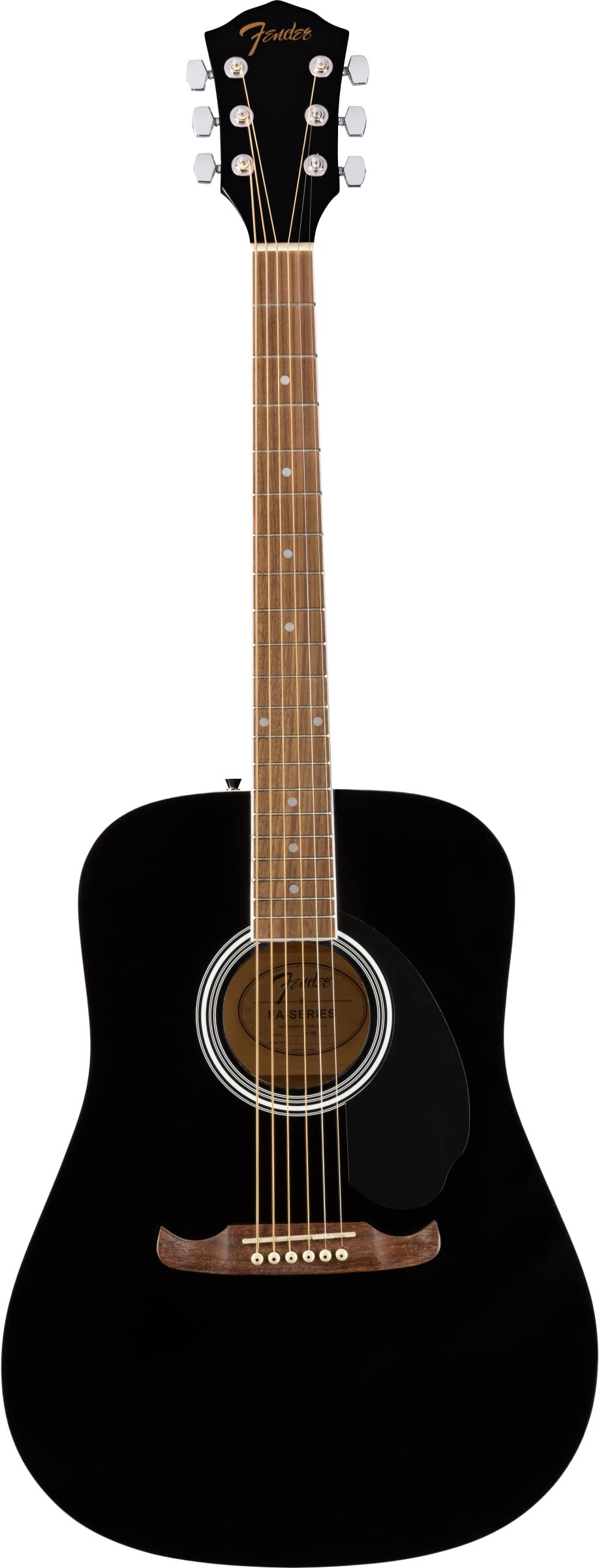Fender FA-125 Dreadnought Acoustic Guitar - Black w/ Hard Case