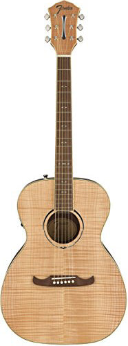 Fender FA-235E Flame Maple Top Concert Acoustic-Electric Guitar - Natural