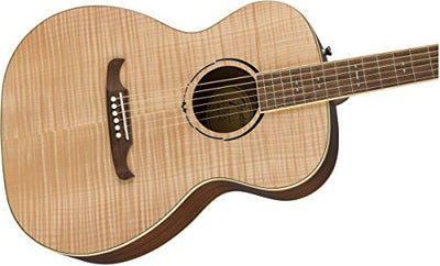 Fender FA-235E Flame Maple Top Concert Acoustic-Electric Guitar - Natural