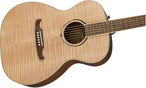 Fender FA-235E Flame Maple Top Concert Acoustic-Electric Guitar - Natural