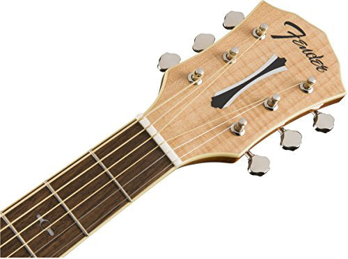 Fender FA-235E Flame Maple Top Concert Acoustic-Electric Guitar - Natural