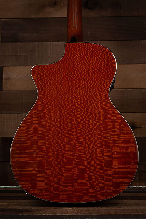 Fender FA-345CE Flame Maple Top Auditorium Acoustic-Electric Guitar - Natural w/ Strap