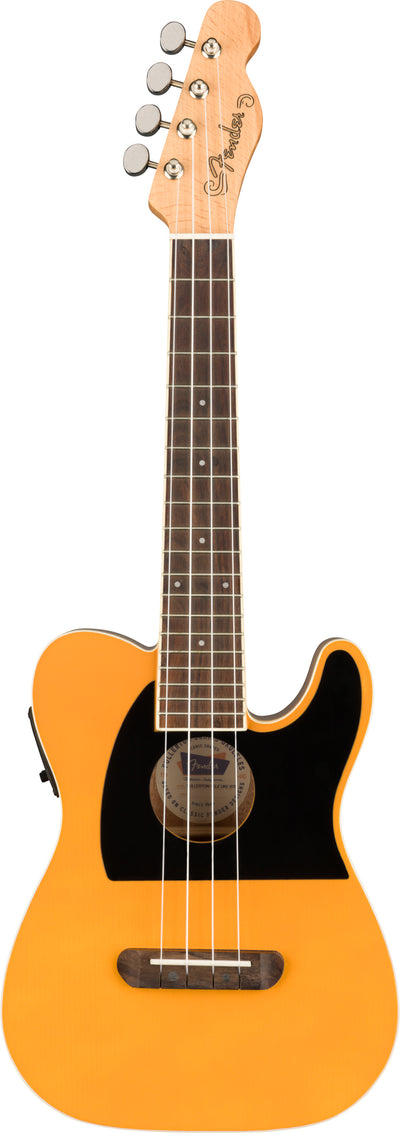 Fender Fullerton Telecaster Concert Ukulele - Butterscotch Blonde w/ Gig Bag