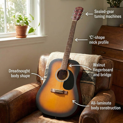 Fender FA Series Dreadnought Acoustic Guitar