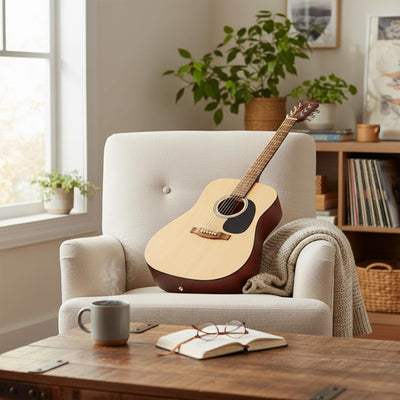 Fender FA Series Dreadnought Acoustic Guitar - Natural w/ Gig Bag