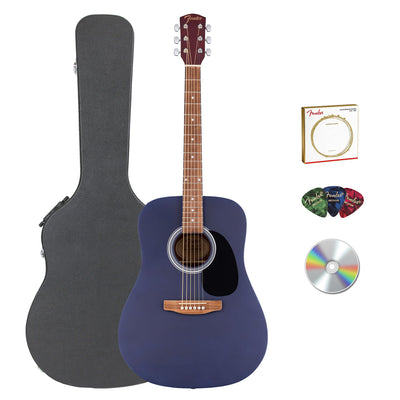 Fender FA Series Dreadnought Acoustic Guitar - Saphire Blue w/ Hard Case
