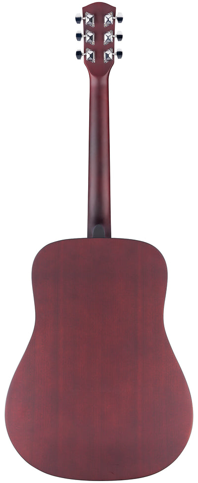 Fender FA Series Dreadnought Acoustic Guitar - Crimson Red w/ Gig Bag
