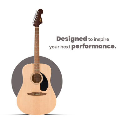 Fender California Redondo Dreadnought Acoustic Guitar - Natural w/ Gig Bag