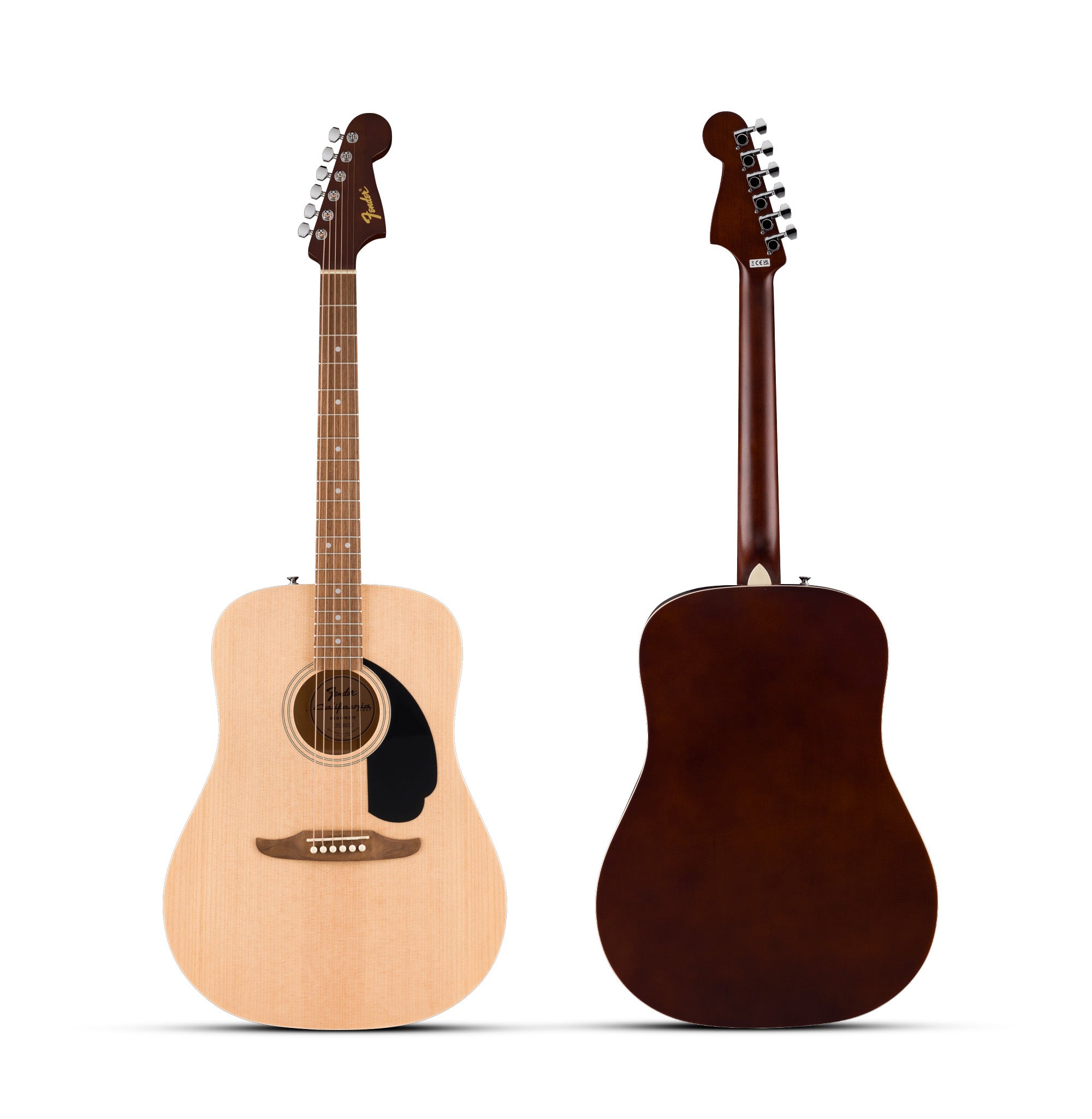Fender California Redondo Dreadnought Acoustic Guitar - Natural w/ Hard Case