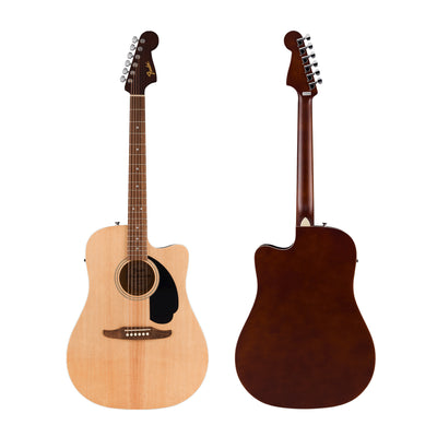 Fender California Redondo CE Dreadnought Acoustic-Electric Guitar - Natural w/ Hard Case