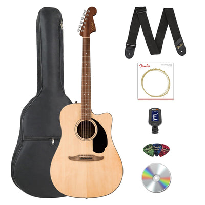 Fender California Standard Redondo CE Acoustic-Electric Guitar - Natural w/ Gig Bag