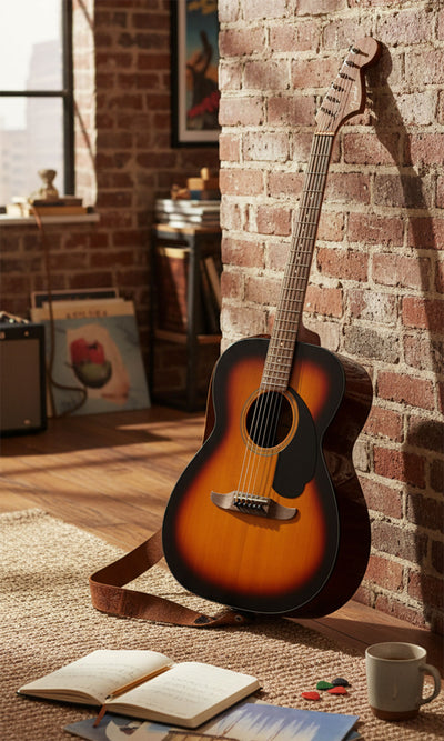 Fender California Standard Monterey E Acoustic-Electric Guitar - 3-Color Sunburst