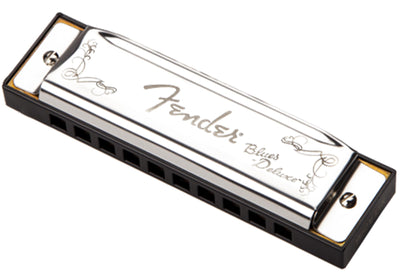 Fender Blues Deluxe Harmonica - Key of D w/ Austin Bazaar Instructional Manual