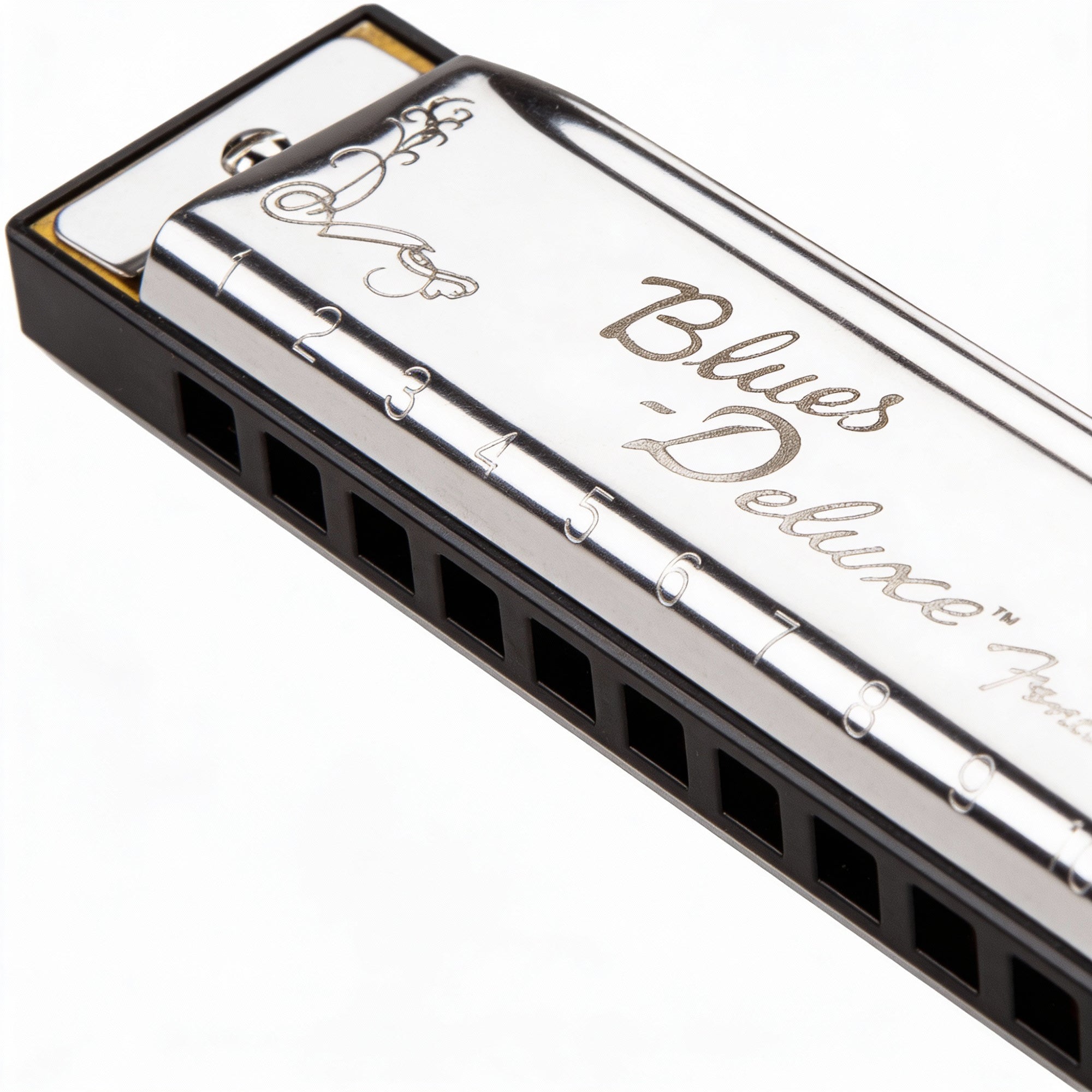 Fender Blues Deluxe Harmonica - Key of F w/ Austin Bazaar Instructional Manual