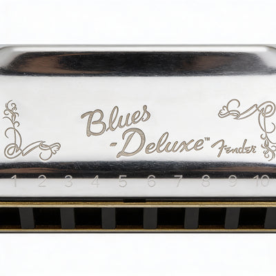 Fender Blues Deluxe Harmonica - Key of F w/ Austin Bazaar Instructional Manual