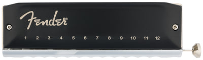 Fender Groove Pro Chromatic 12-Hole Harmonica - Key of C w/ Austin Bazaar Instructional Manual