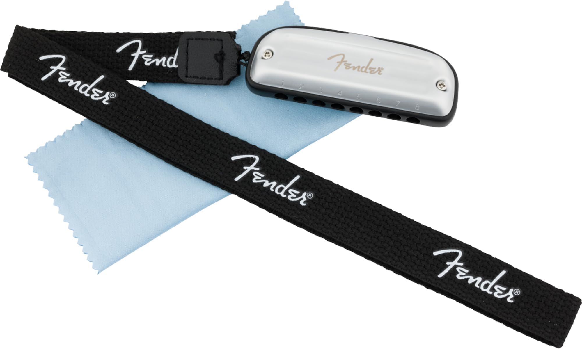 Fender Blues Junior Diatonic 8-Hole Harmonica - Key of C w/ Austin Bazaar Instructional Manual