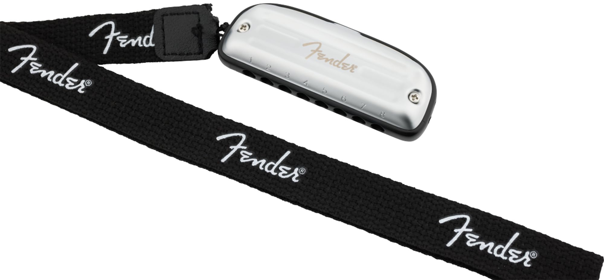 Fender Blues Junior Diatonic 8-Hole Harmonica - Key of C w/ Austin Bazaar Instructional Manual