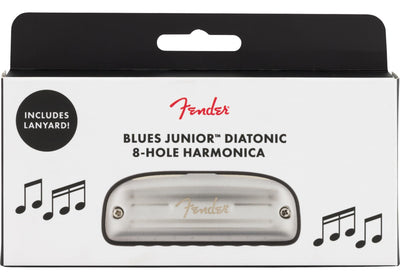 Fender Blues Junior Diatonic 8-Hole Harmonica - Key of C w/ Austin Bazaar Instructional Manual