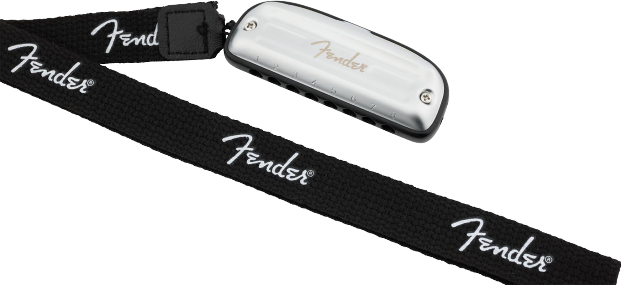 Fender Blues Junior Diatonic 8-Hole Harmonica - Key of G w/ Austin Bazaar Instructional Manual