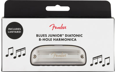 Fender Blues Junior Diatonic 8-Hole Harmonica - Key of G w/ Austin Bazaar Instructional Manual