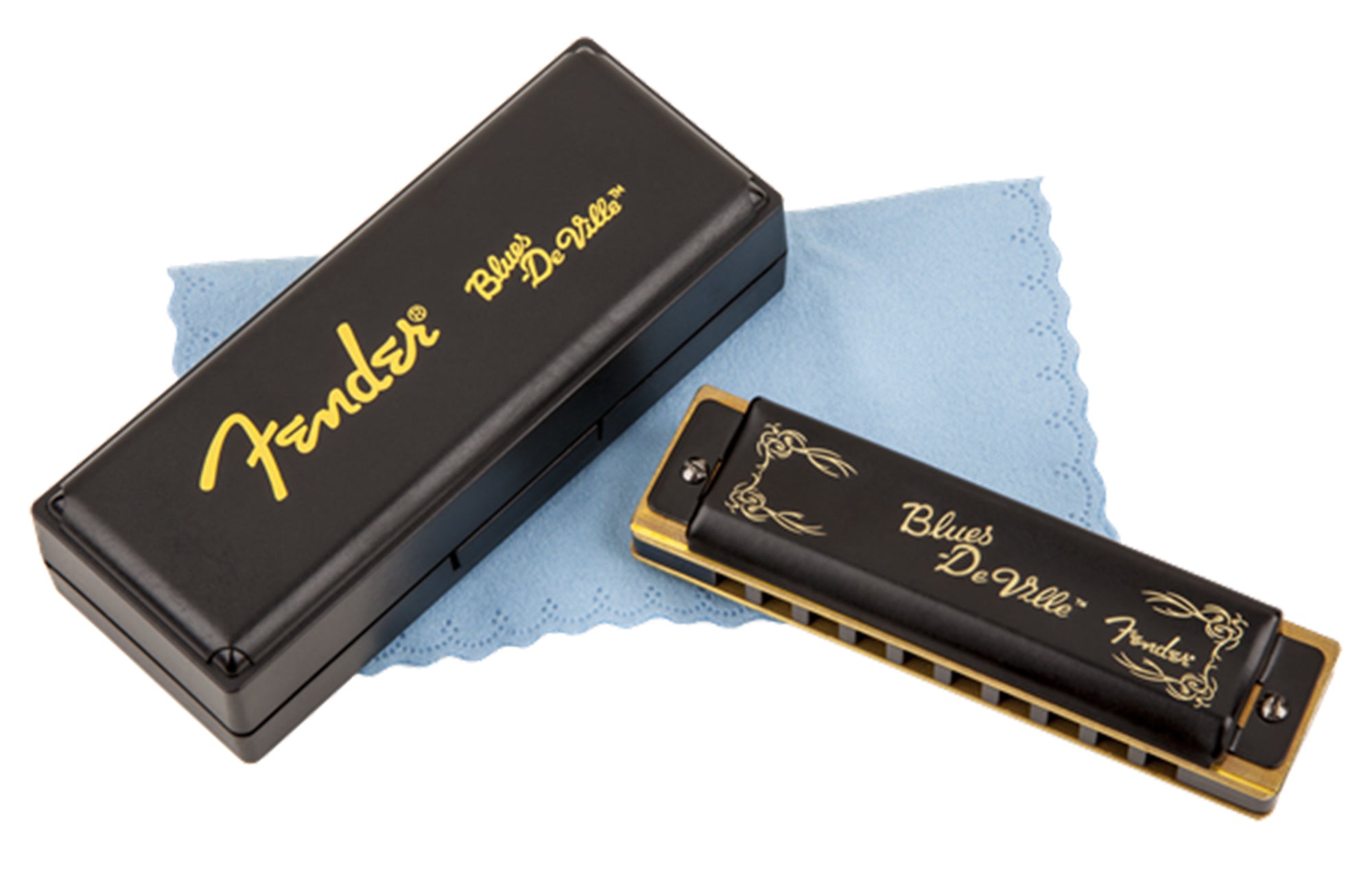 Fender Blues DeVille Harmonica - Key of C w/ Carrying Case