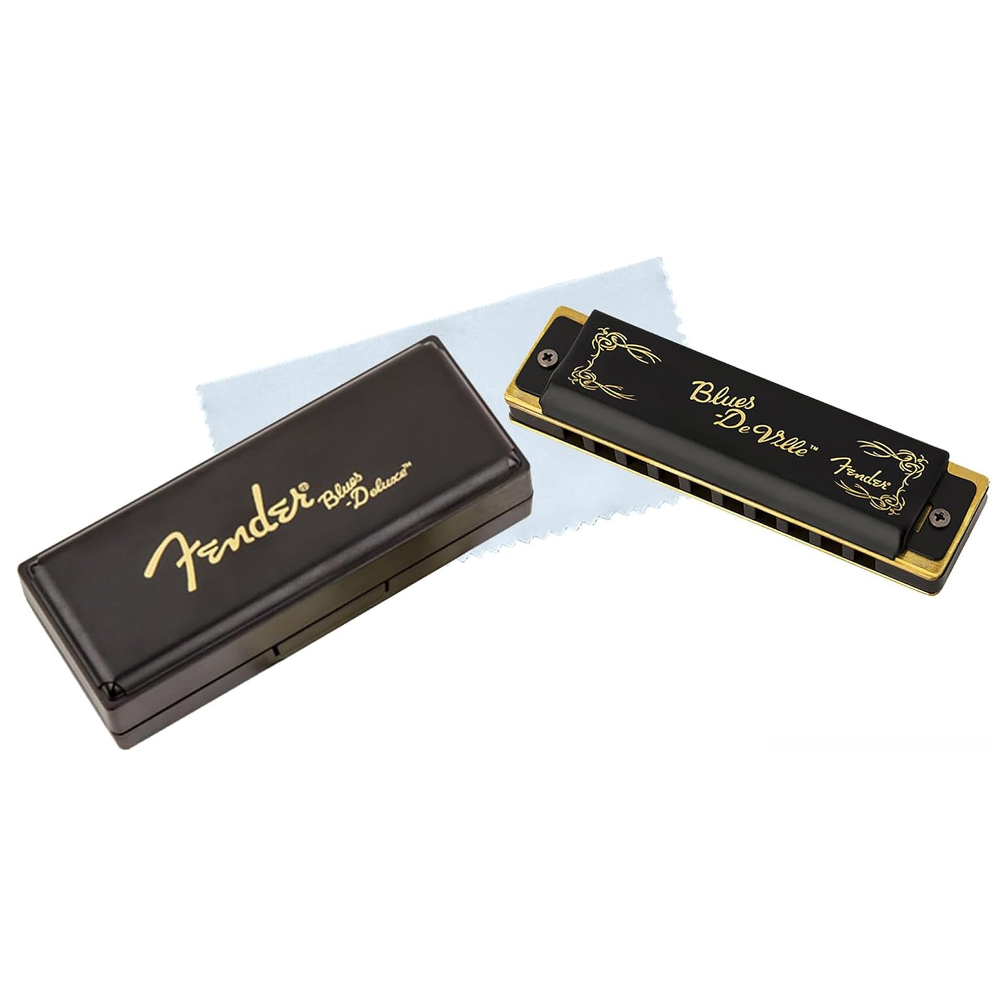 Fender Blues DeVille Harmonica - Key of F w/ Austin Bazaar Instructional Manual