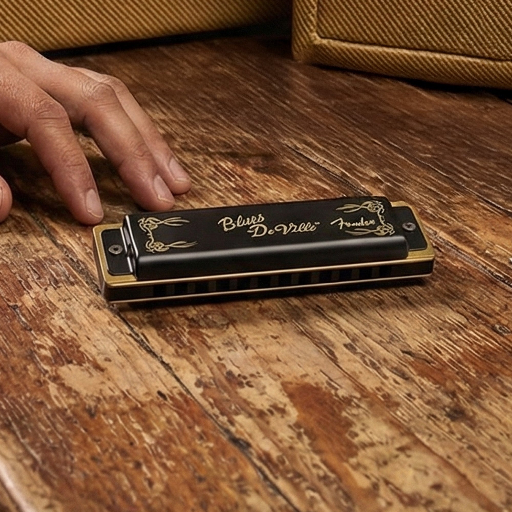 Fender Blues DeVille Harmonica - Key of F w/ Austin Bazaar Instructional Manual