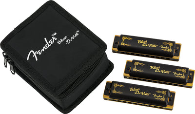 Fender Blues DeVille Harmonica 3 Pack w/ Austin Bazaar Instructional Manual