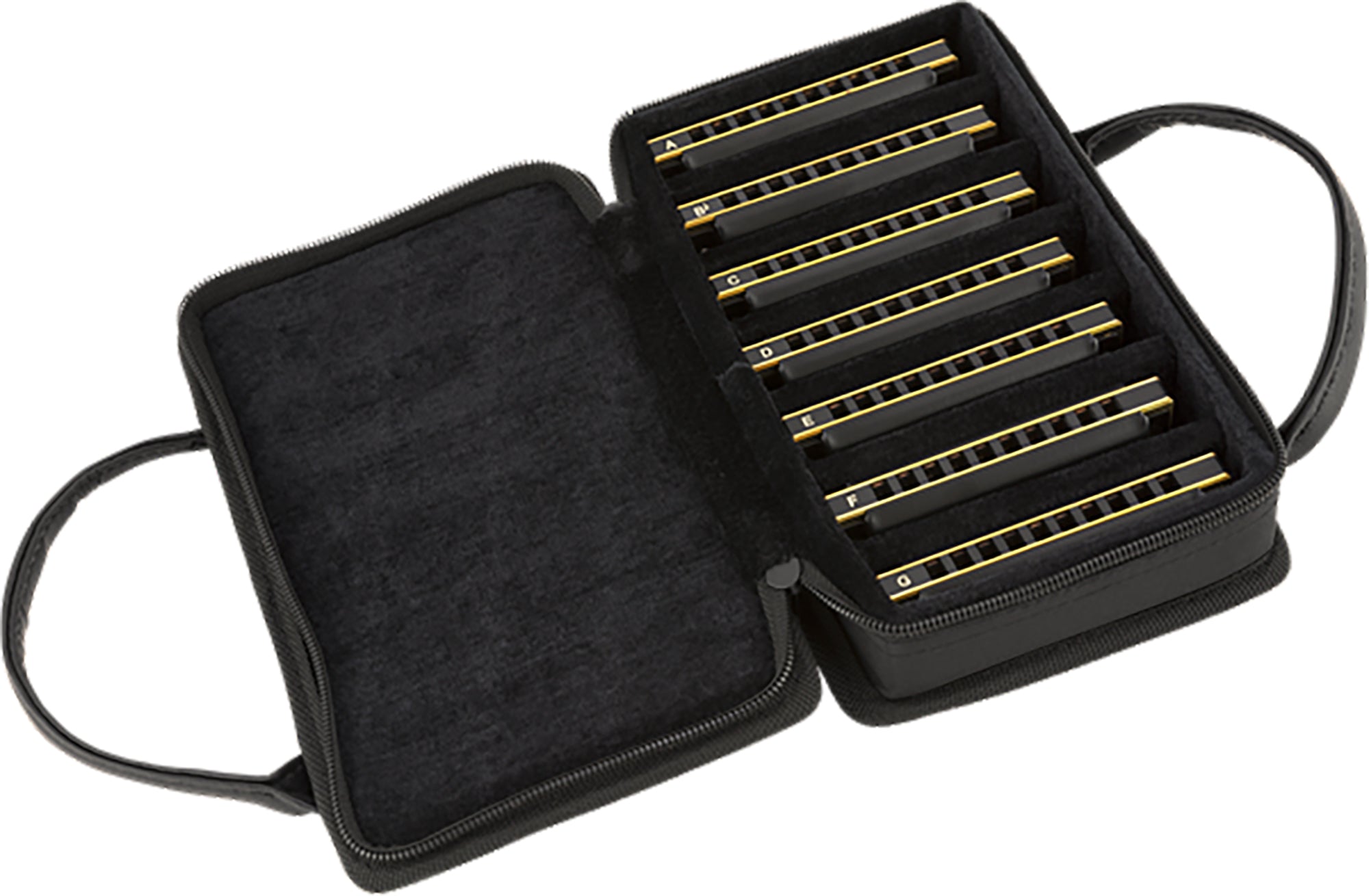 Fender Blues DeVille Harmonica 7 Pack (Keys C, G, A, D, F, E, B Flat)