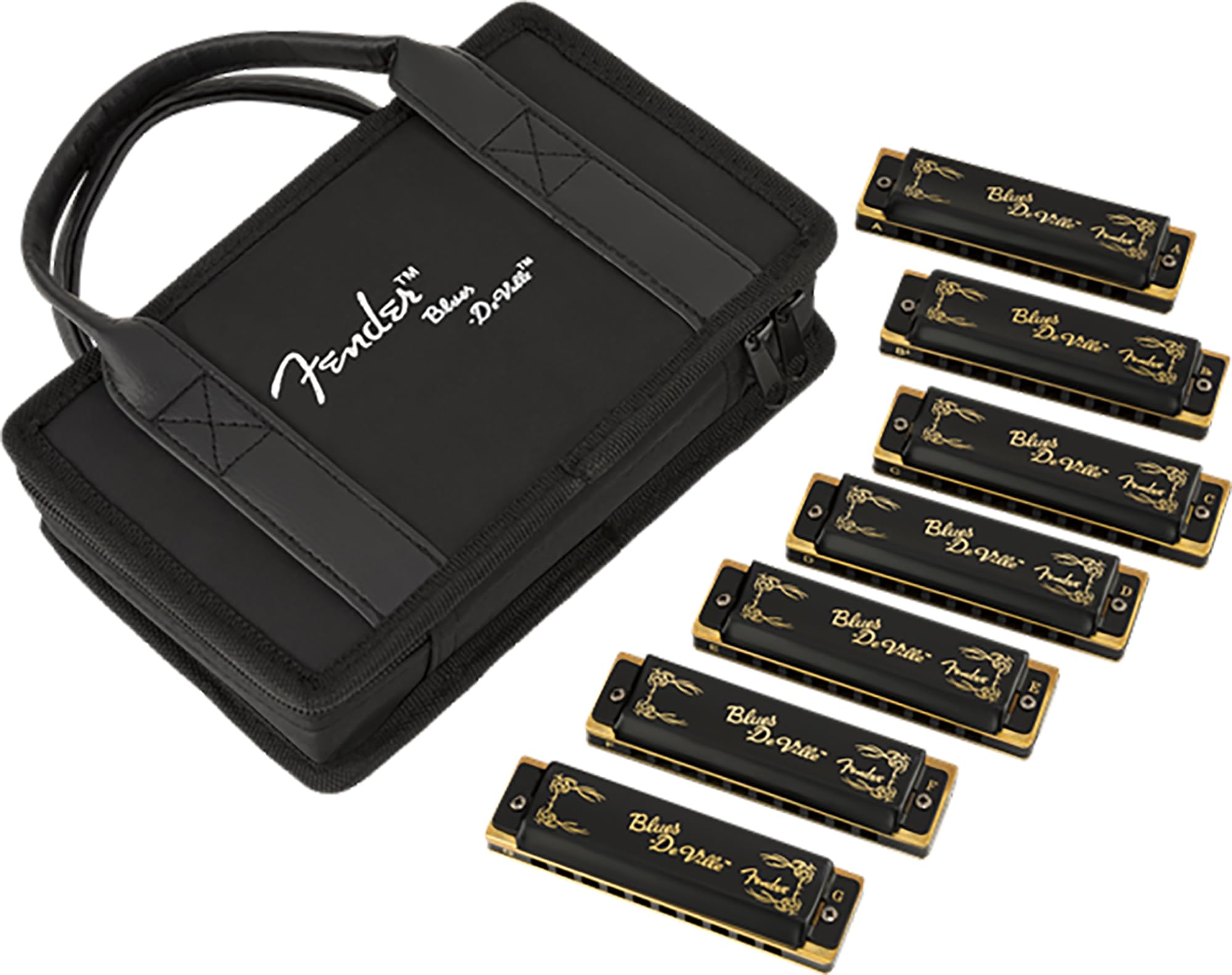 Fender Blues DeVille Harmonica 7 Pack w/ Austin Bazaar Instructional Manual