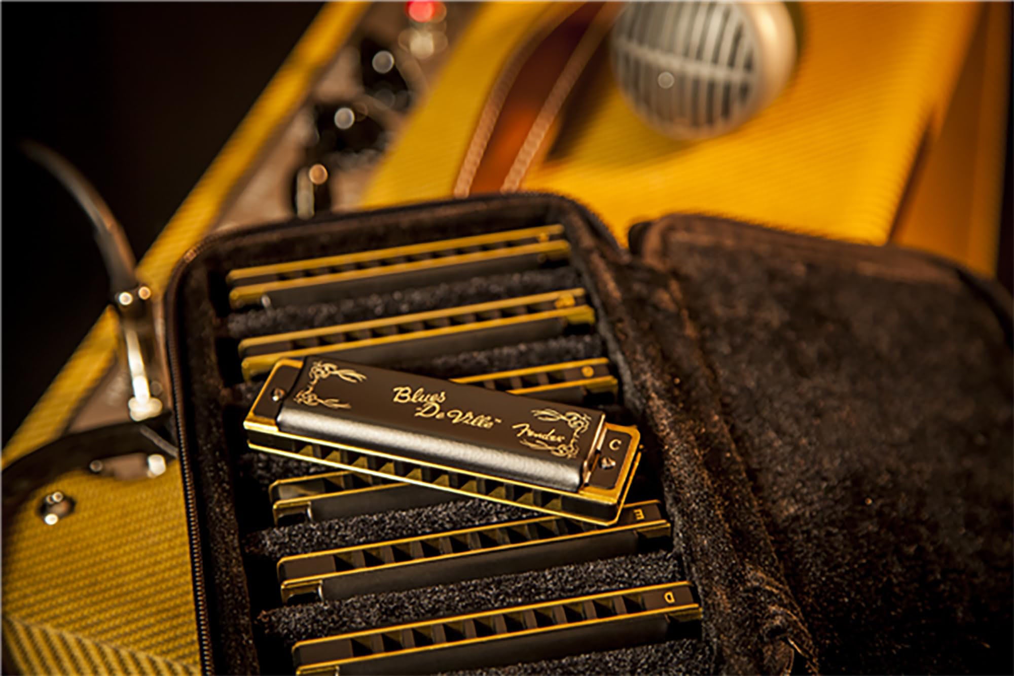 Fender Blues DeVille Harmonica 7 Pack w/ Austin Bazaar Instructional Manual