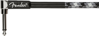 Fender 18.6-Foot Professional Instrument Cable, Straight-Angled, Winter Camo - 2 Pack