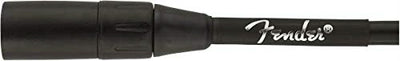 Fender 25-Foot Professional Microphone Cable, Black