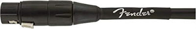 Fender 25-Foot Professional Microphone Cable, Black