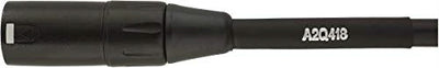 Fender 25-Foot Professional Microphone Cable, Black