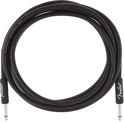Fender 10-Foot Professional Instrument Cable, Straight-Straight, Black