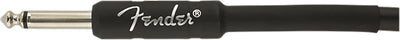 Fender Professional Series 10-Foot Instrument Cable, Straight-Straight, Black - 2 Pack