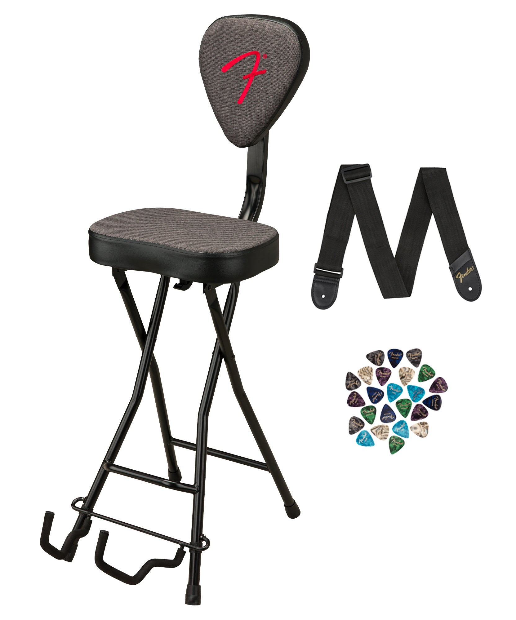Fender 351 Guitar Seat/Stand w/ Guitar Strap