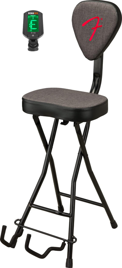 Fender 351 Guitar Seat/Stand w/ Fender FCT-2 Tuner