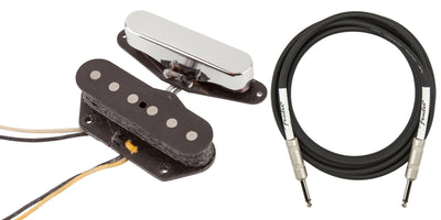 Fender Custom Shop '51 Nocaster Telecaster Pickups - Nickel w/ Instrument Cable