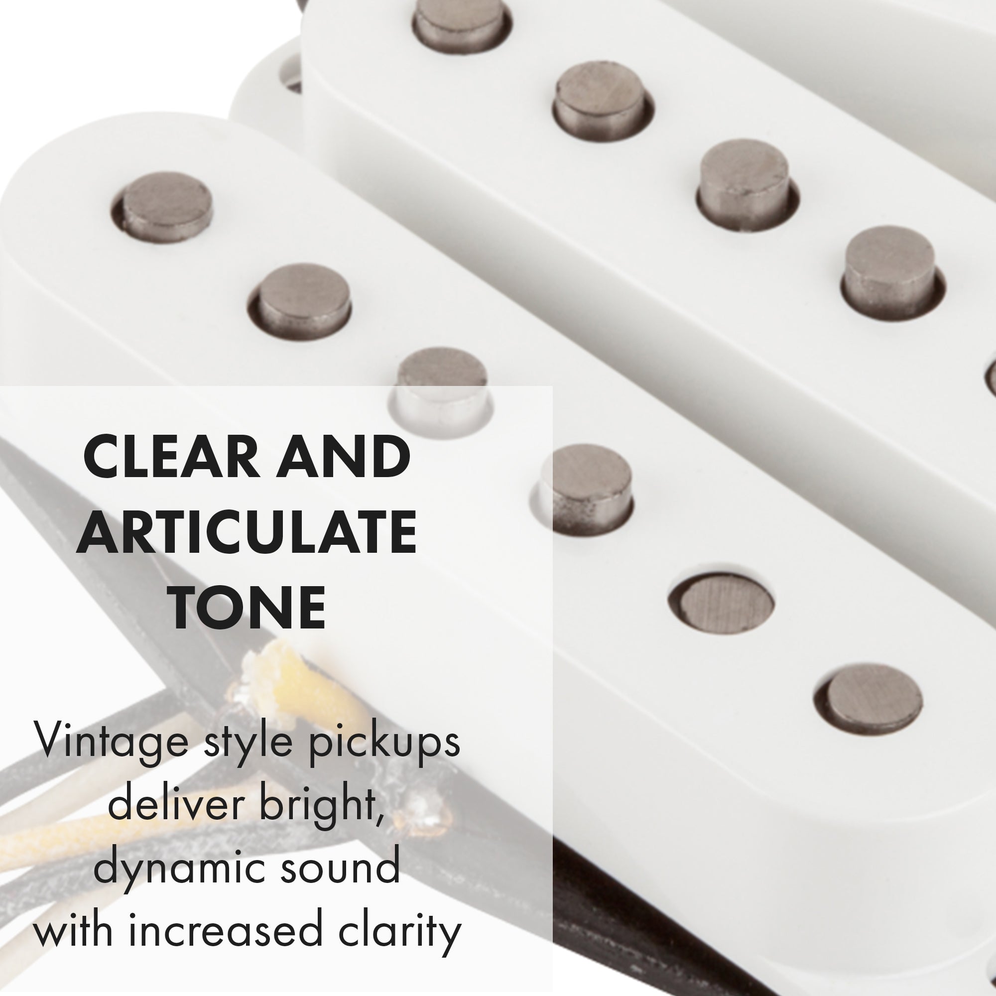 Fender Custom Shop Texas Special Stratocaster Pickups - White w/ Fender Picks