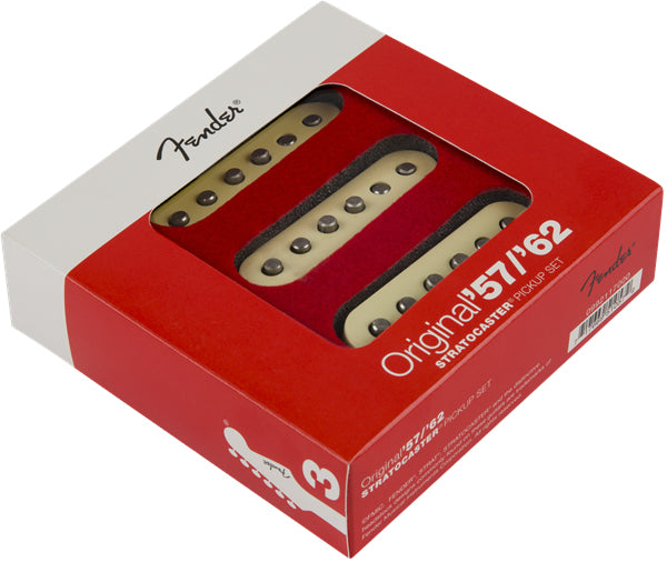 Fender Original '57/'62 Stratocaster Pickups - Aged White w/ Picks