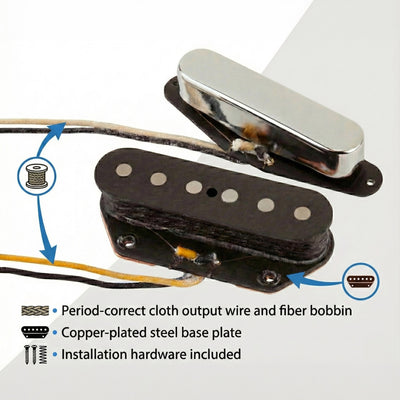 Fender Original Telecaster Pickups w/ Instrument Cable