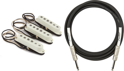 Fender Pure Vintage '59 Stratocaster Pickups w/ Instrument Cable