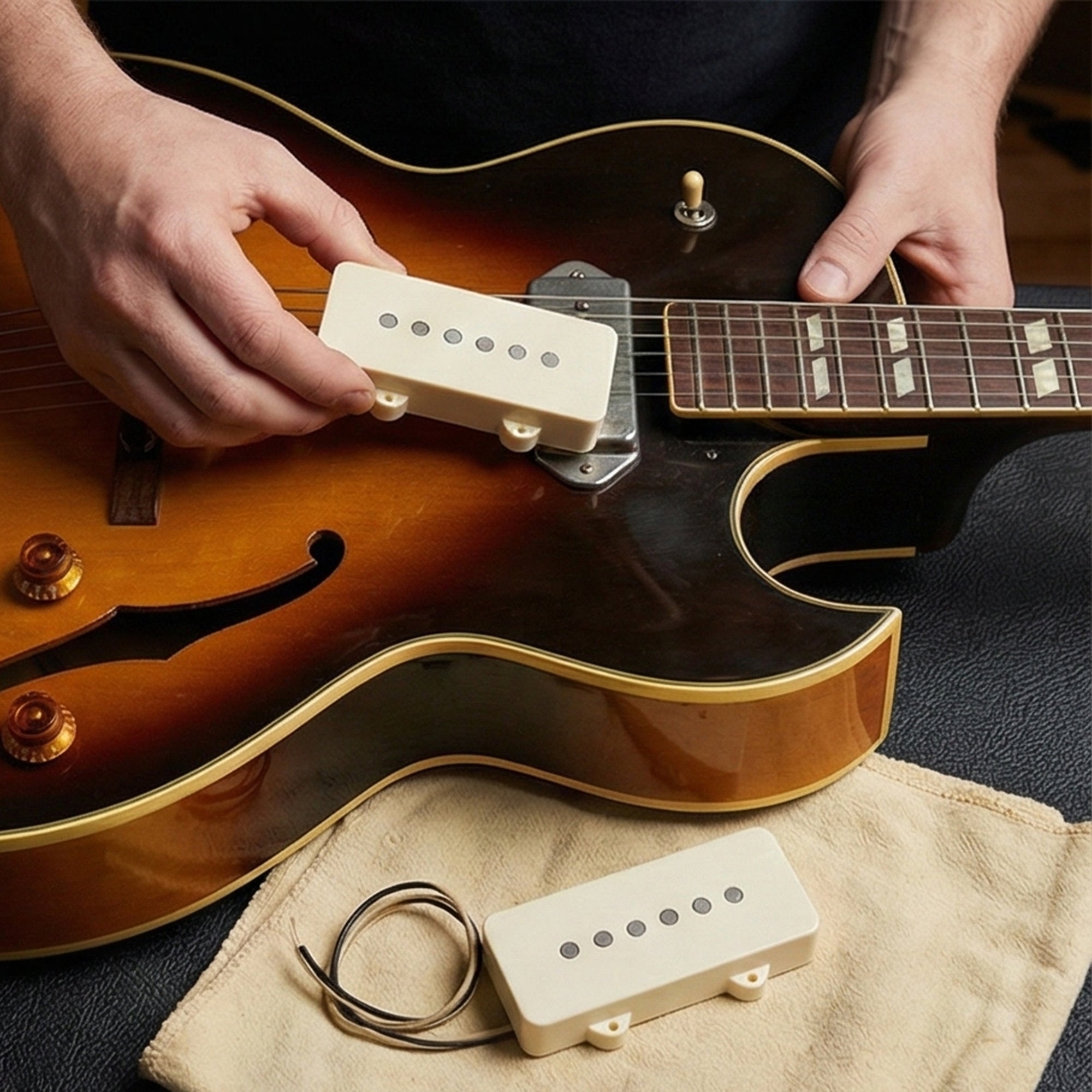 Fender Pure Vintage '65 Jazzmaster Pickups w/ Instrument Cable
