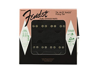 Fender Pure Vintage '74 Jazz Bass Pickup Set - Black