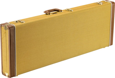 Fender Classic Stratocaster-Telecaster Wood Case - Tweed w/ Strap